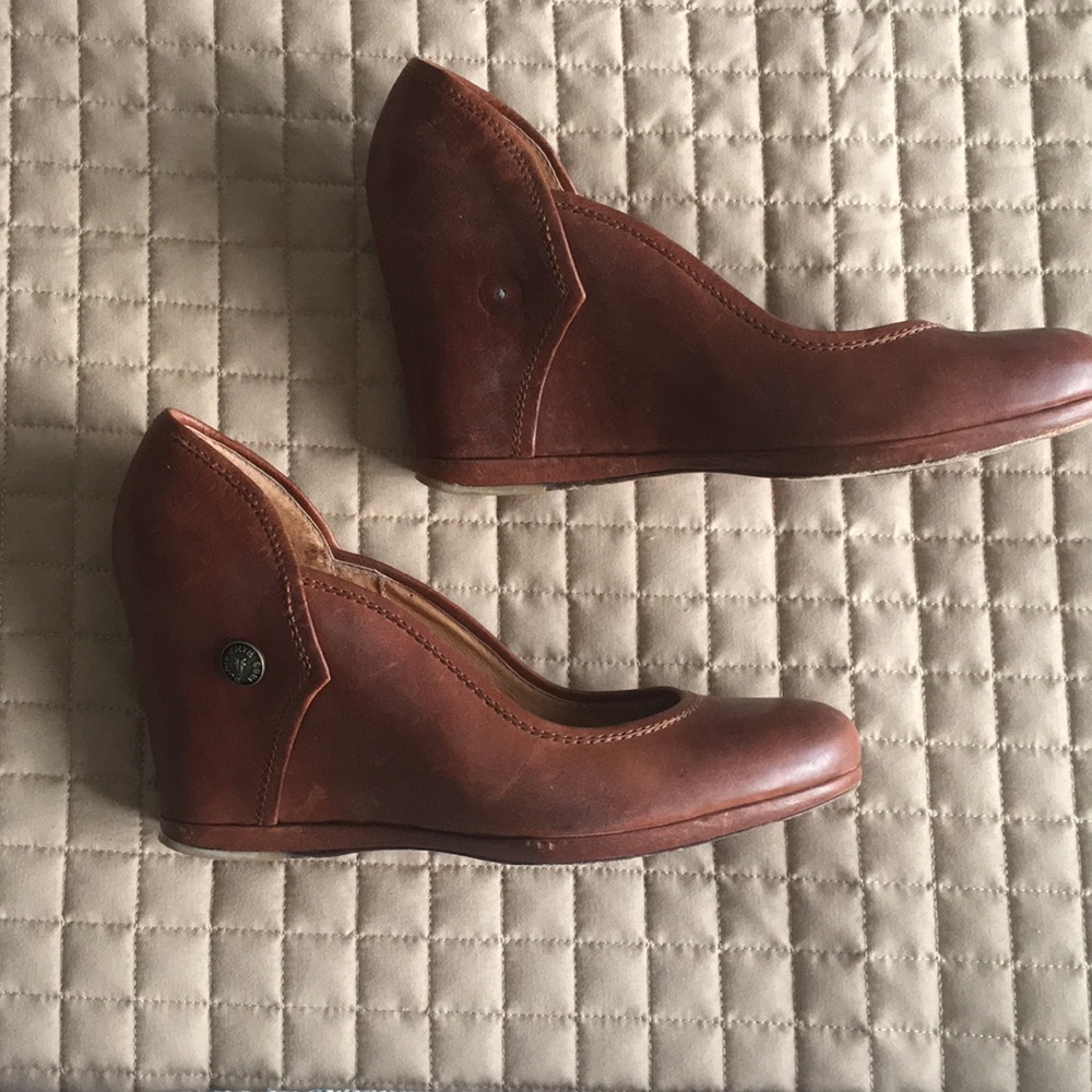 Frye Leather wedges